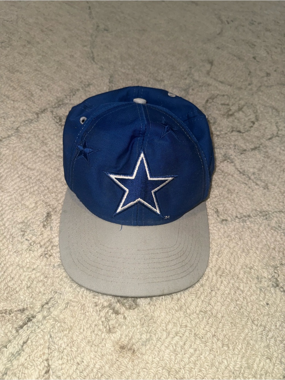 Vintage 1990s Logo 7 Dallas Cowboys Blue Hat